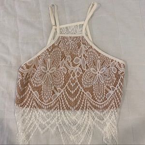 Tobi Lace Crop Top